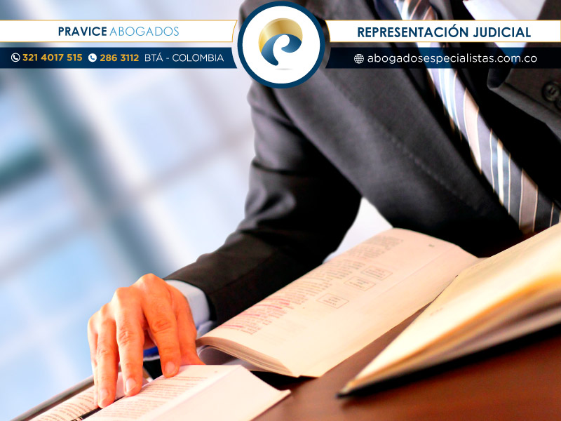 representación judicial